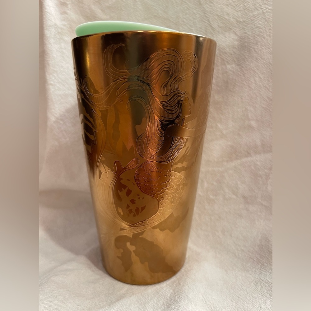 2022 Gold Siren ceramic double-wall tumbler 12oz